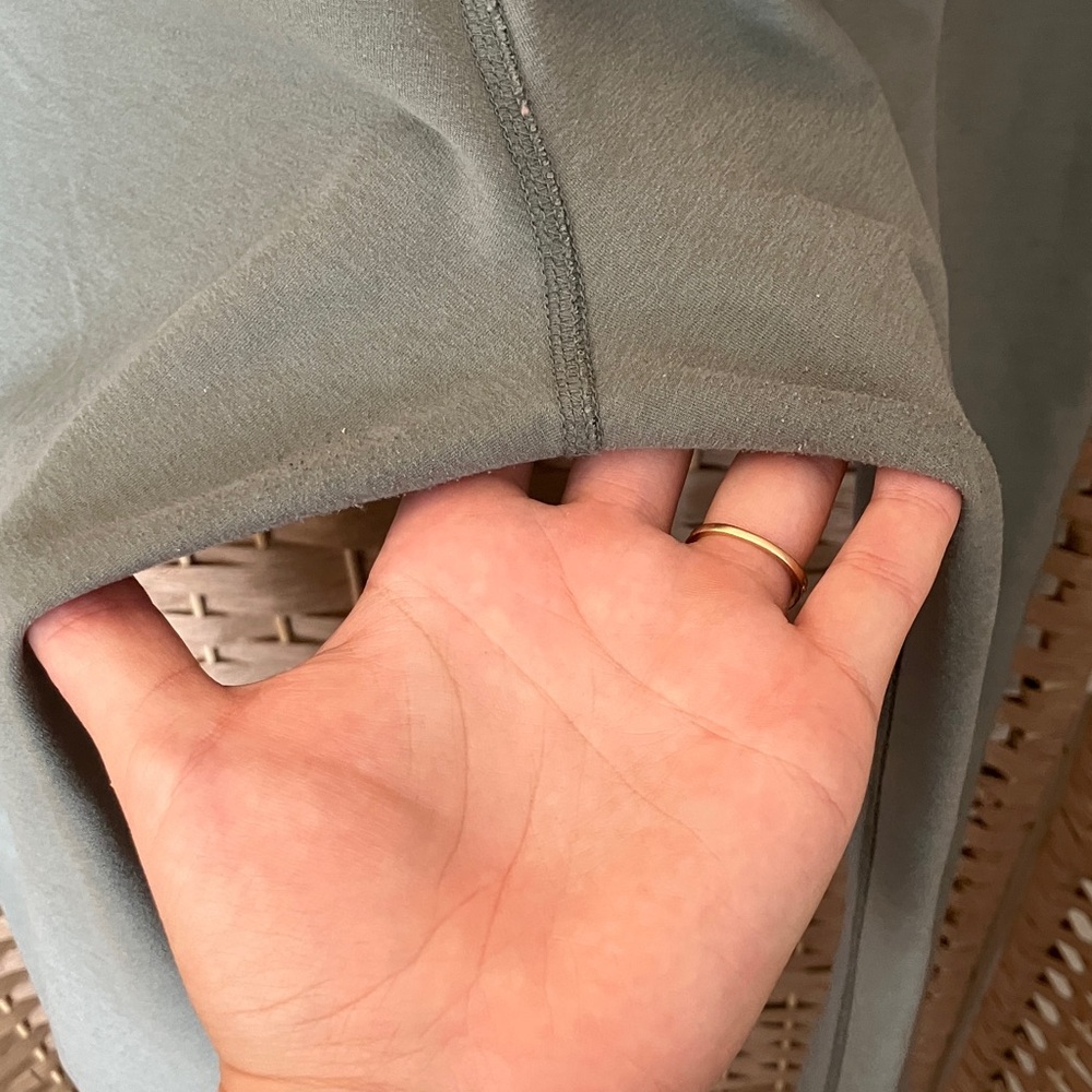 Beyond Yoga Sage Green Maternity Joggers - Picture 5 of 6
